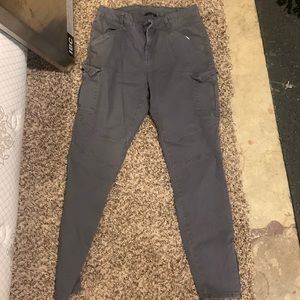 Grey Cargo Pants